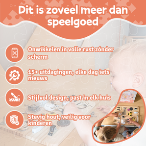 Houten Activiteitenbord - Busyboard