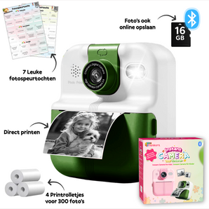 Kindercamera met Fotoprinter & Fotospeurtocht