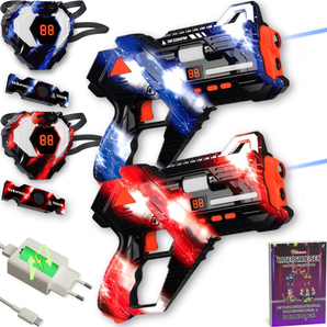 Oplaadbare Lasergame Set Incl. Educatief Boekje